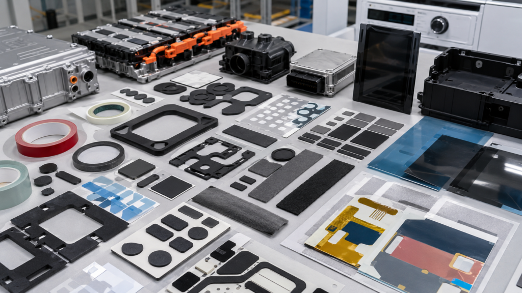 What Are Custom Die Cut Parts Used for in Automotive and Electronics Manufacturing?