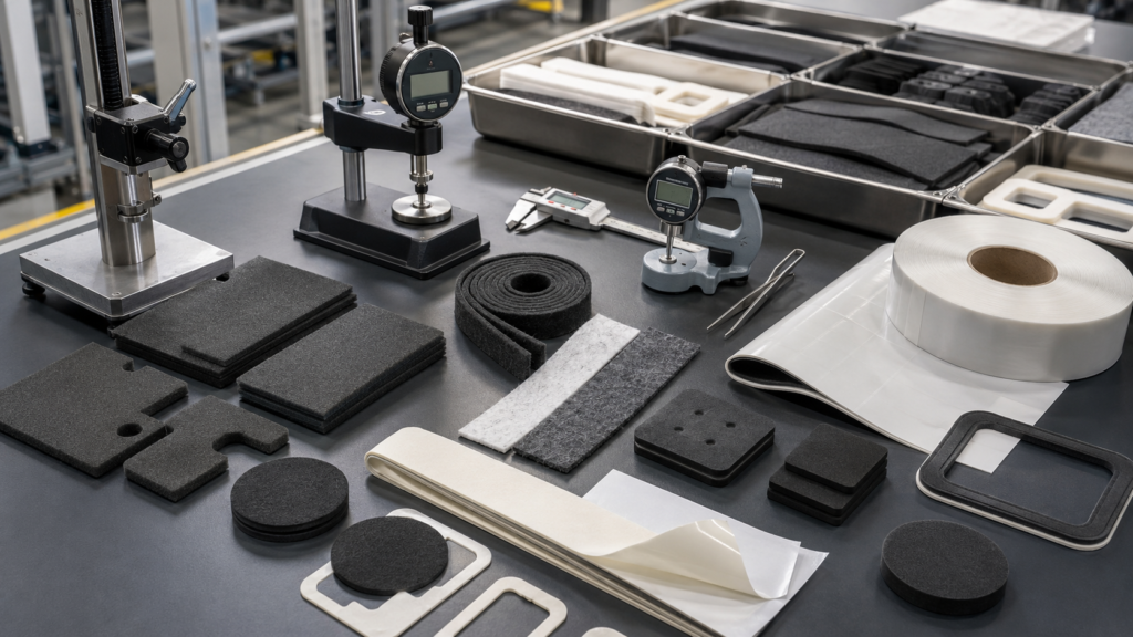 How Die Cut Foam, Felt, and Rubber Parts Reduce Vibration in Automotive Interiors