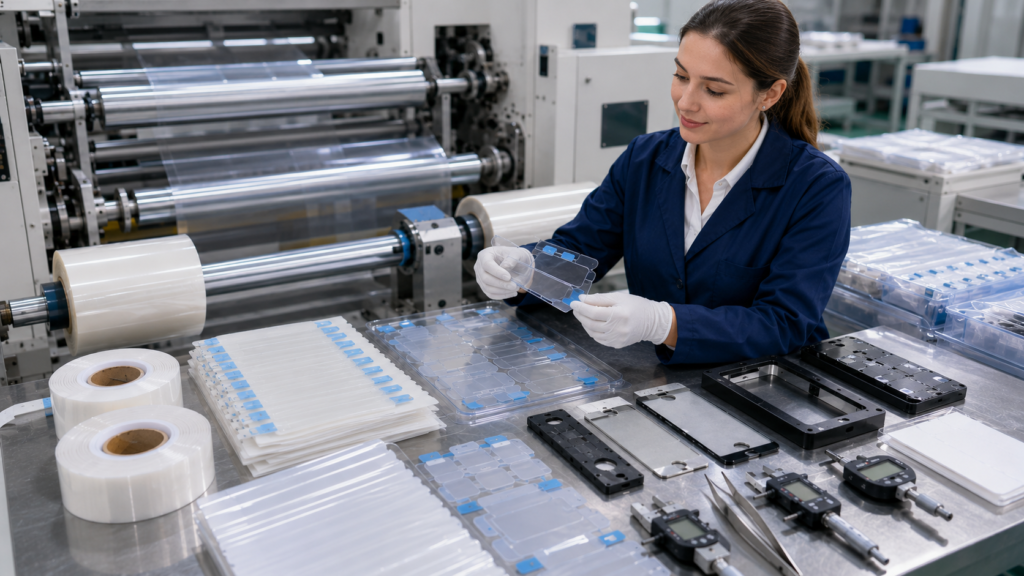 PET Protective Film Die Cutting: How Custom Film Parts Are Made for OEM Assembly