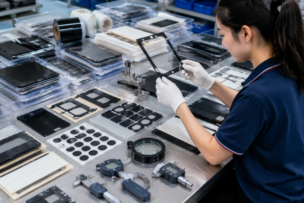 Die-Cut Light-Blocking Films for Optical and Electronic Components