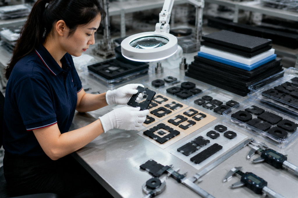 Die-Cut Sound-Absorbing Foam Parts: Materials, Shapes, and OEM Applications