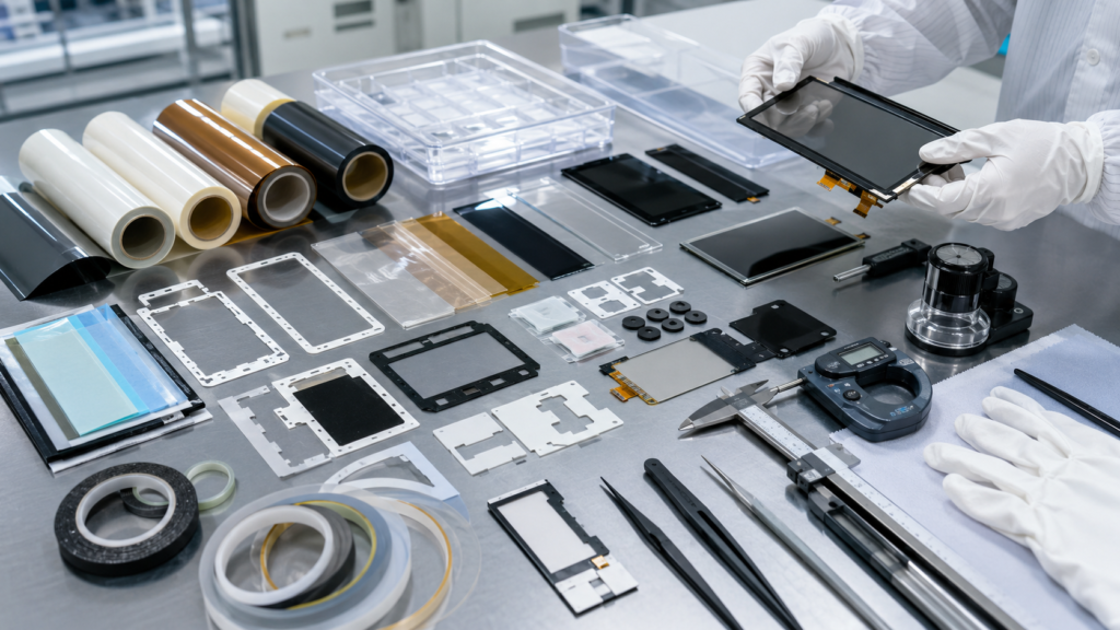 What Die Cut Films and Adhesive Materials Are Used in Display Module Assembly?
