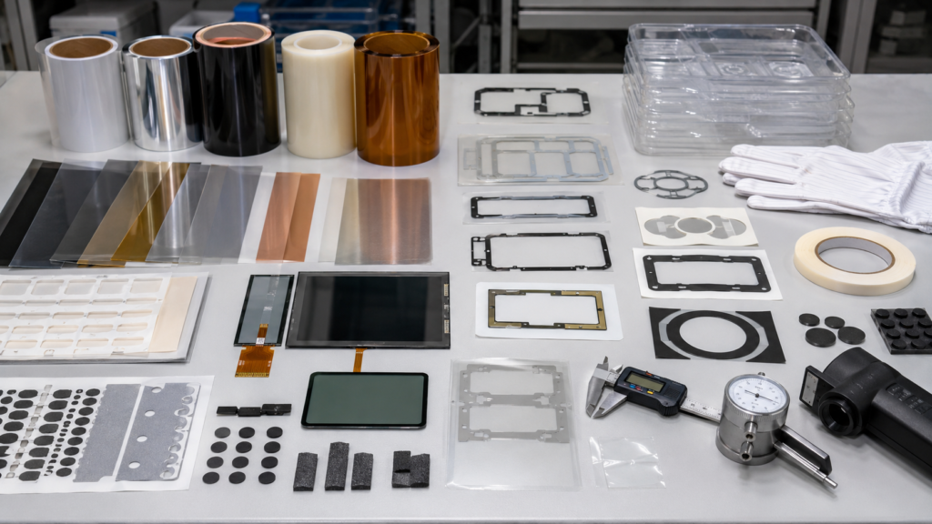 How to Choose Die Cut Films and Adhesive Materials for Display Module Assembly