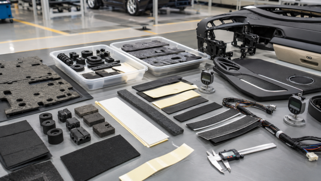 Why Vehicles Have Noise and Vibration Problems — and How Die Cut NVH Parts Help