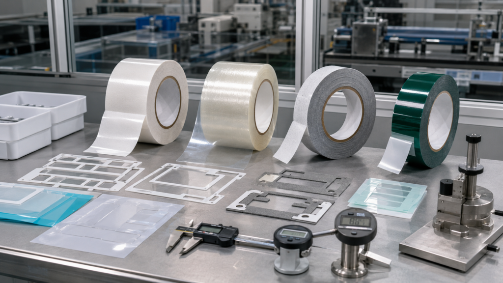 4 Types of Pressure Sensitive Adhesive Tapes for Custom Die-Cut Components