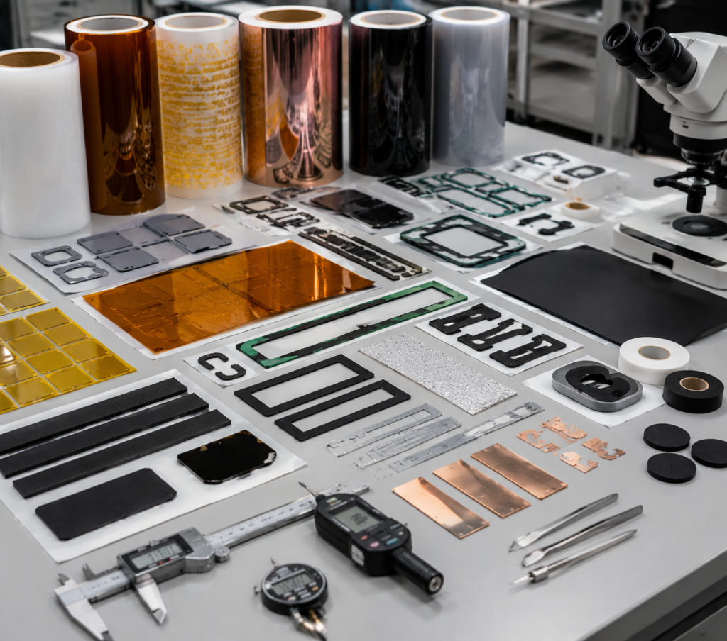What Die Cut Films, Foams, and Adhesive Parts Are Used in Electronic Products?