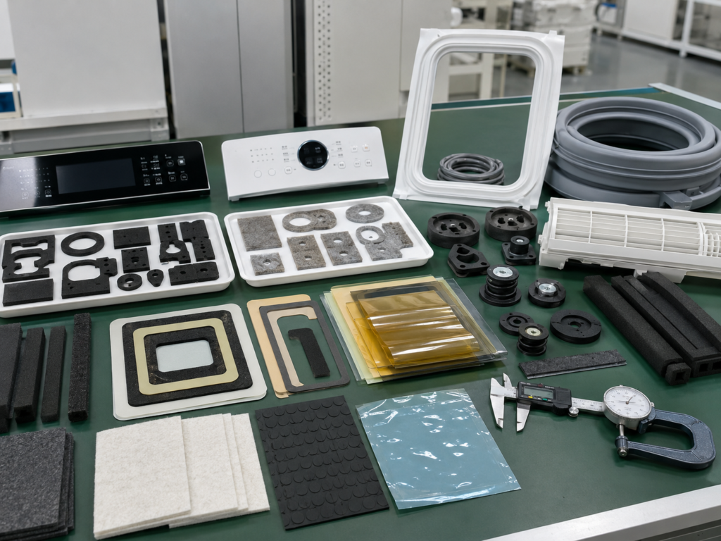 Die Cut Components in Appliances: From Sealing to Vibration Control Explained