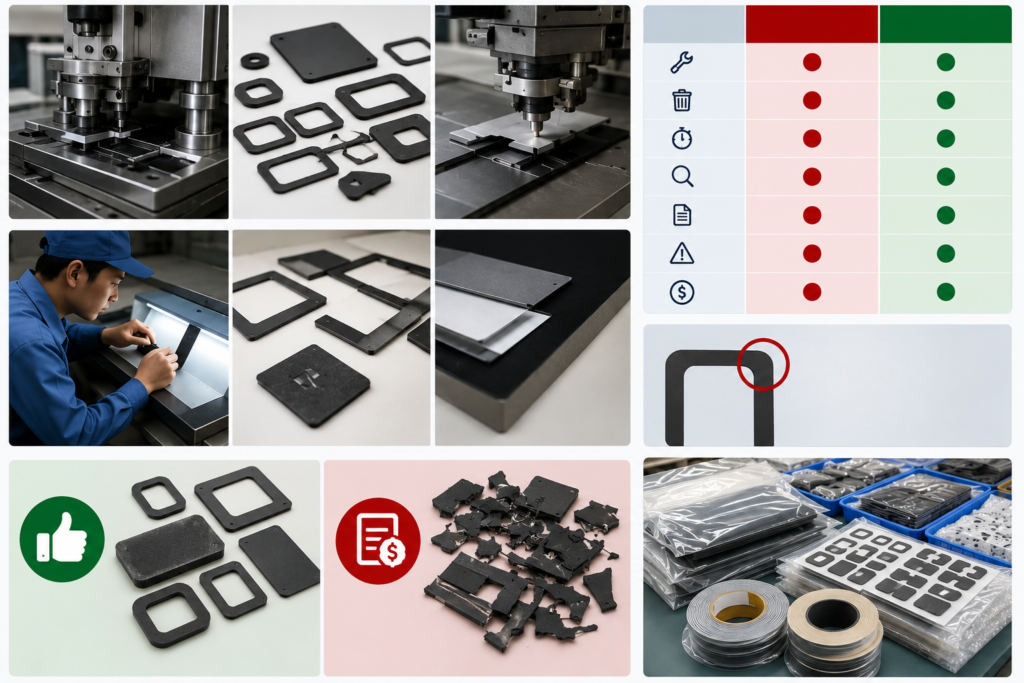 How Sharp Corners Create Weak Points in Custom Die Cut Components?