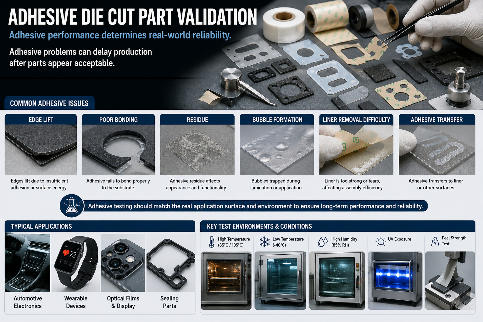 Adhesive Die Cut Part Validation