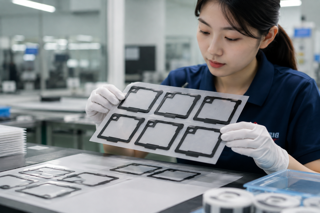 What Causes Adhesive Bleed in Camera Module Die-Cut Parts?